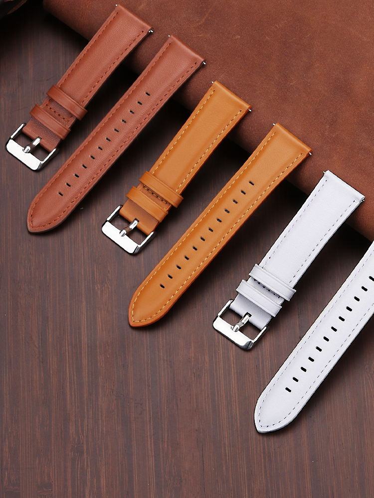 22mm Genuine Leather Watch Ban - Smartwatch Accessories Shop 리뷰 및 가격