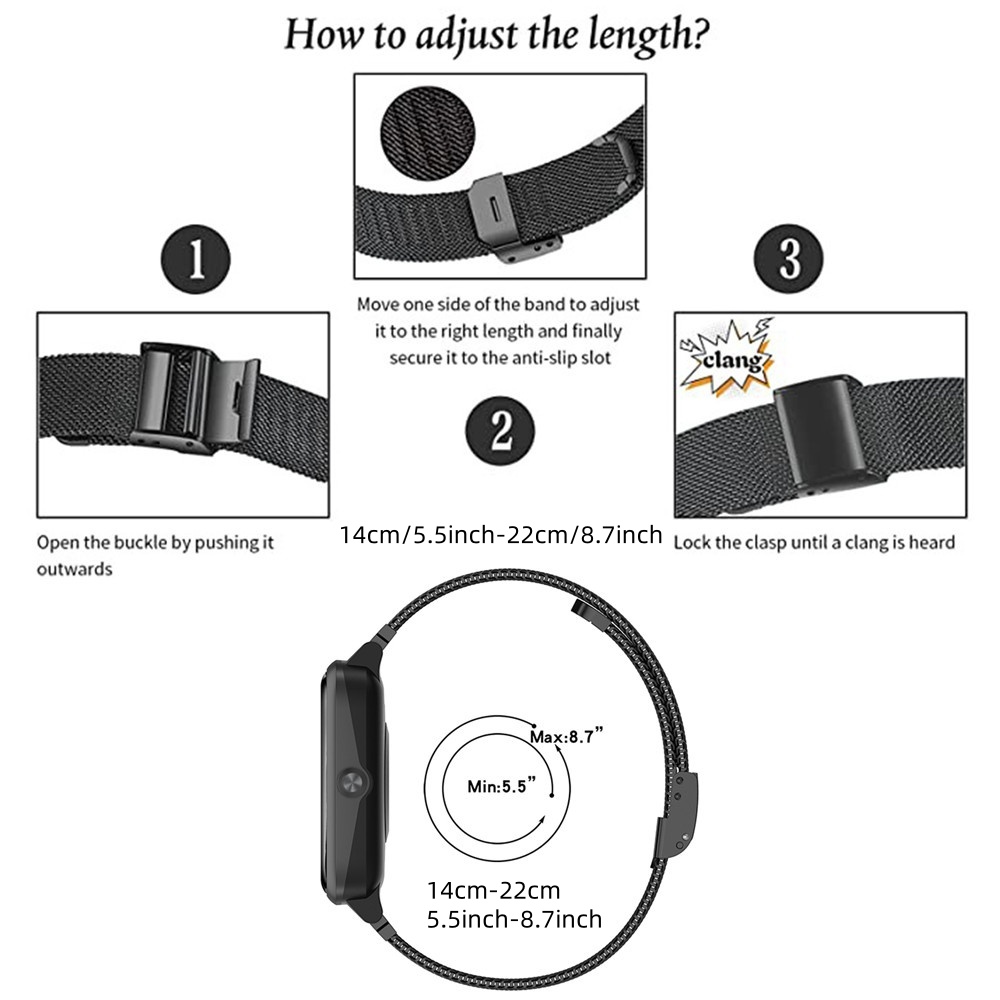 Metal Bands for Fitbit Versa 4 - Stainless Mesh Band 리뷰 및 가격