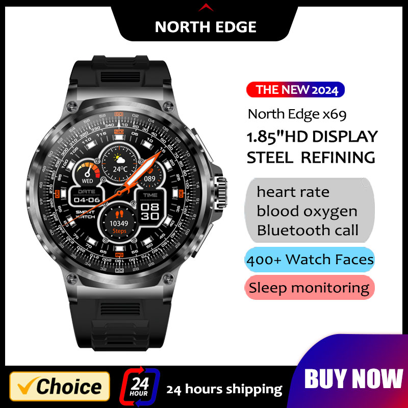 NORTH EDGE 1.85' HD Display Sm - Smartwatch Instagram 리뷰 및 가격