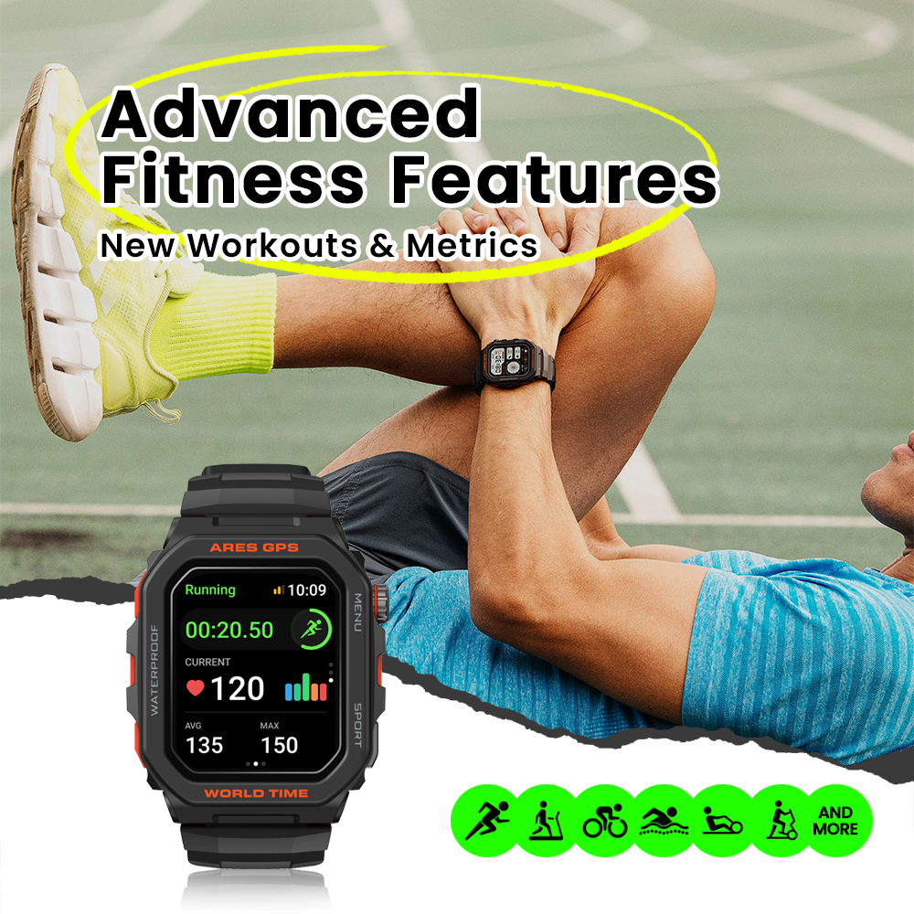 New Zeblaze Ares GPS Smart Wat - Smartwatch Instagram 리뷰 및 가격