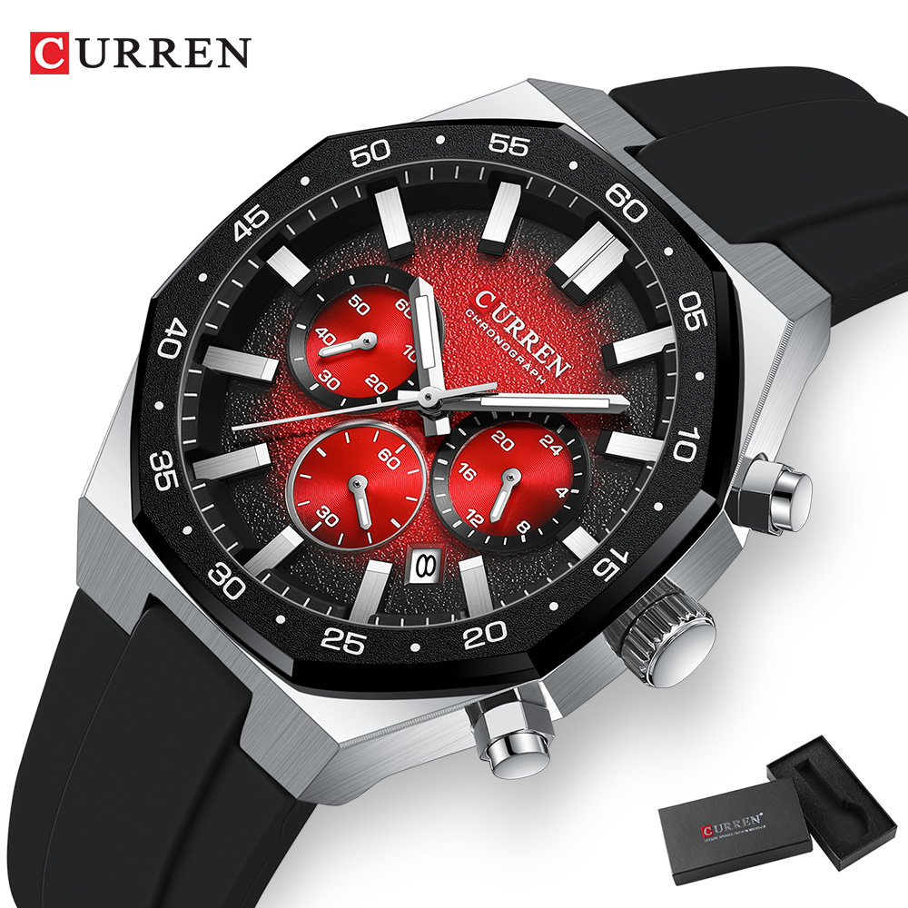 CURREN Fashion Casual Men Spor - Accessories With Watch 리뷰 및 가격