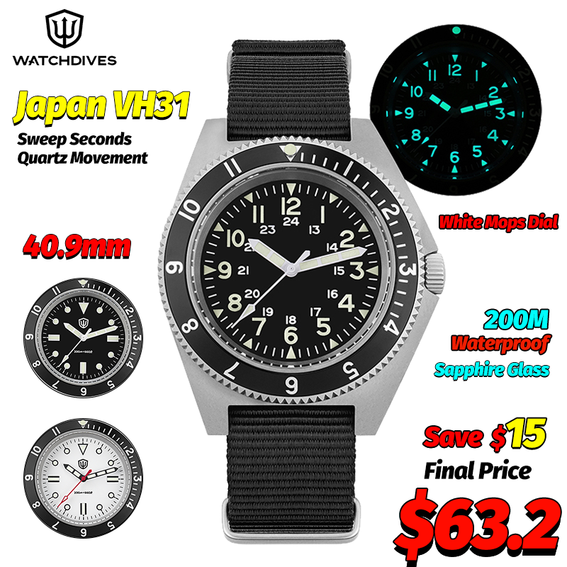 Watchdives WD1972 Quartz Watch - Accessories With Watch 리뷰 및 가격