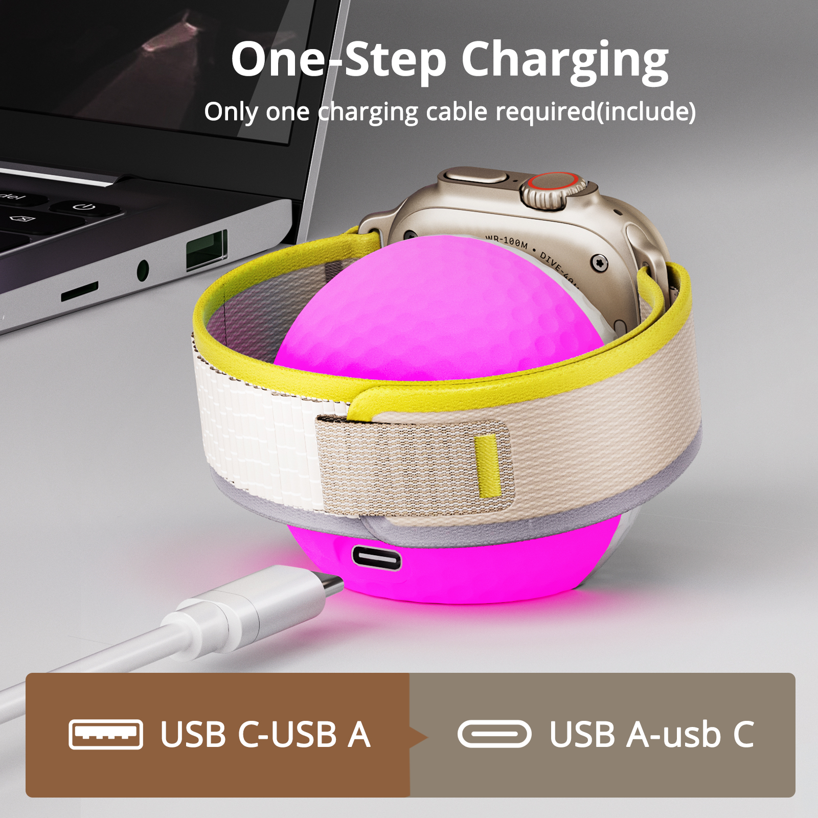 Portable RGB Lighting Wireless - Wireless Charger Watch 리뷰 및 가격