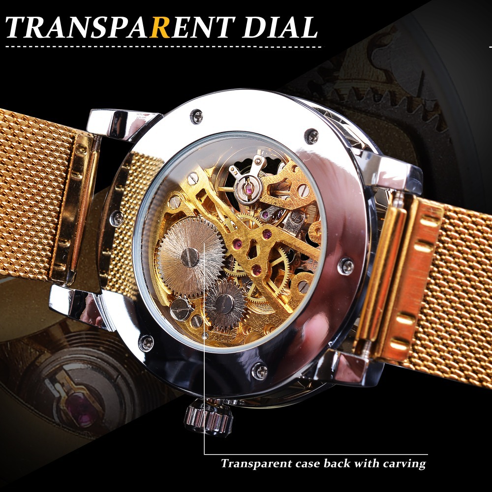 Forsining Men's Skeleton Mecha - Stainless Mesh Band 리뷰 및 가격