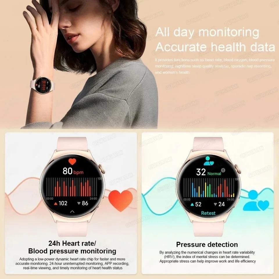 Women Smartwatch NFC AMOLED Sc - Smartwatch Custom 리뷰 및 가격