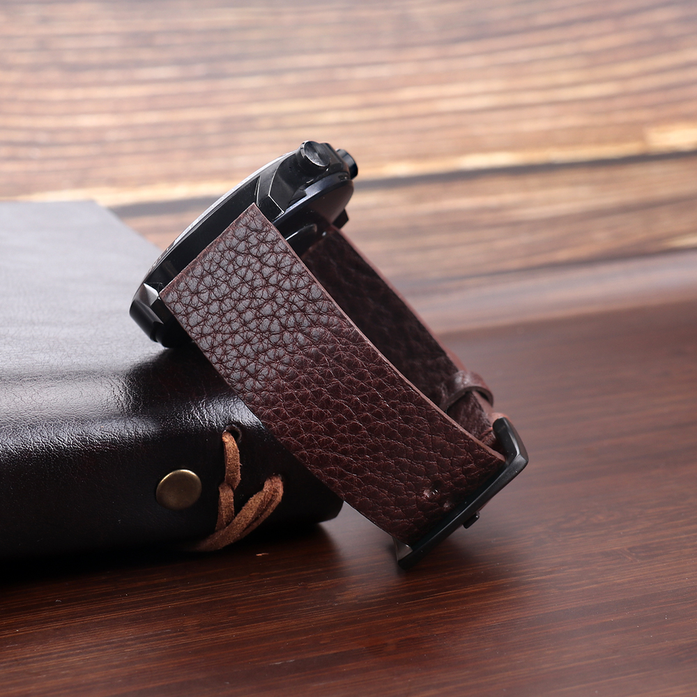 22mm Genuine Calfskin Leather  - Smartwatch Accessories Shop 리뷰 및 가격