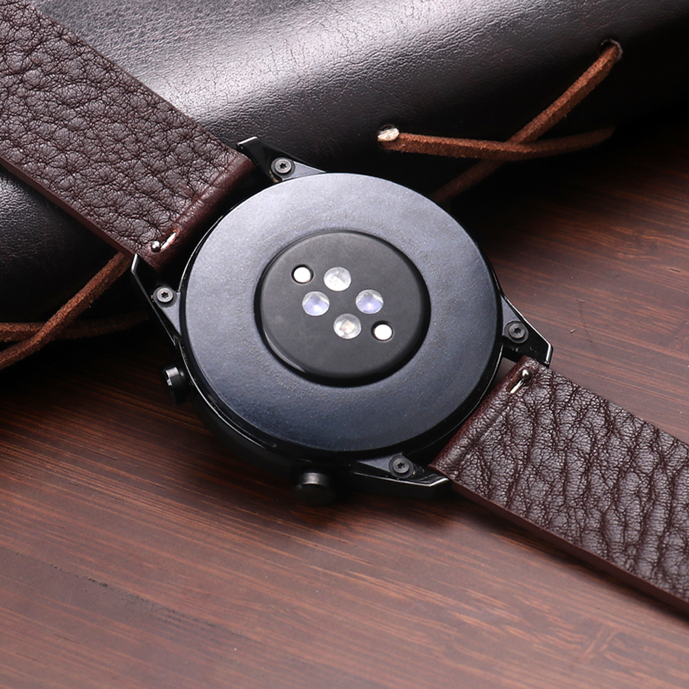22mm Genuine Calfskin Leather  - Smartwatch Accessories Shop 리뷰 및 가격
