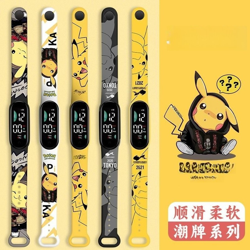 Pokémon cartoon pattern digita - Accessories With Watch 리뷰 및 가격