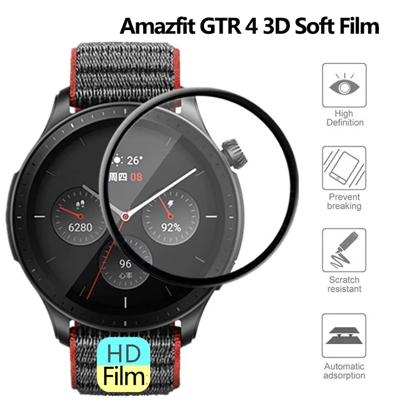 For Amazfit GTR 4 Screen Prote - Smart Watch Accessories 리뷰 및 가격