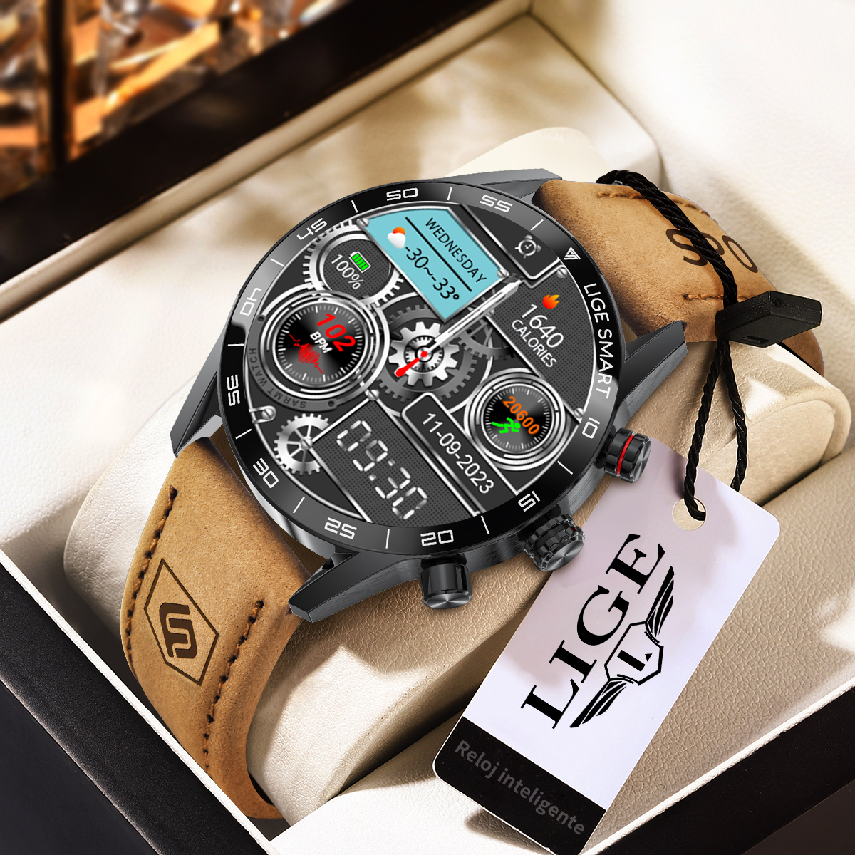 LIGE 2024 New Rugged Military  - Smartwatch Instagram 리뷰 및 가격