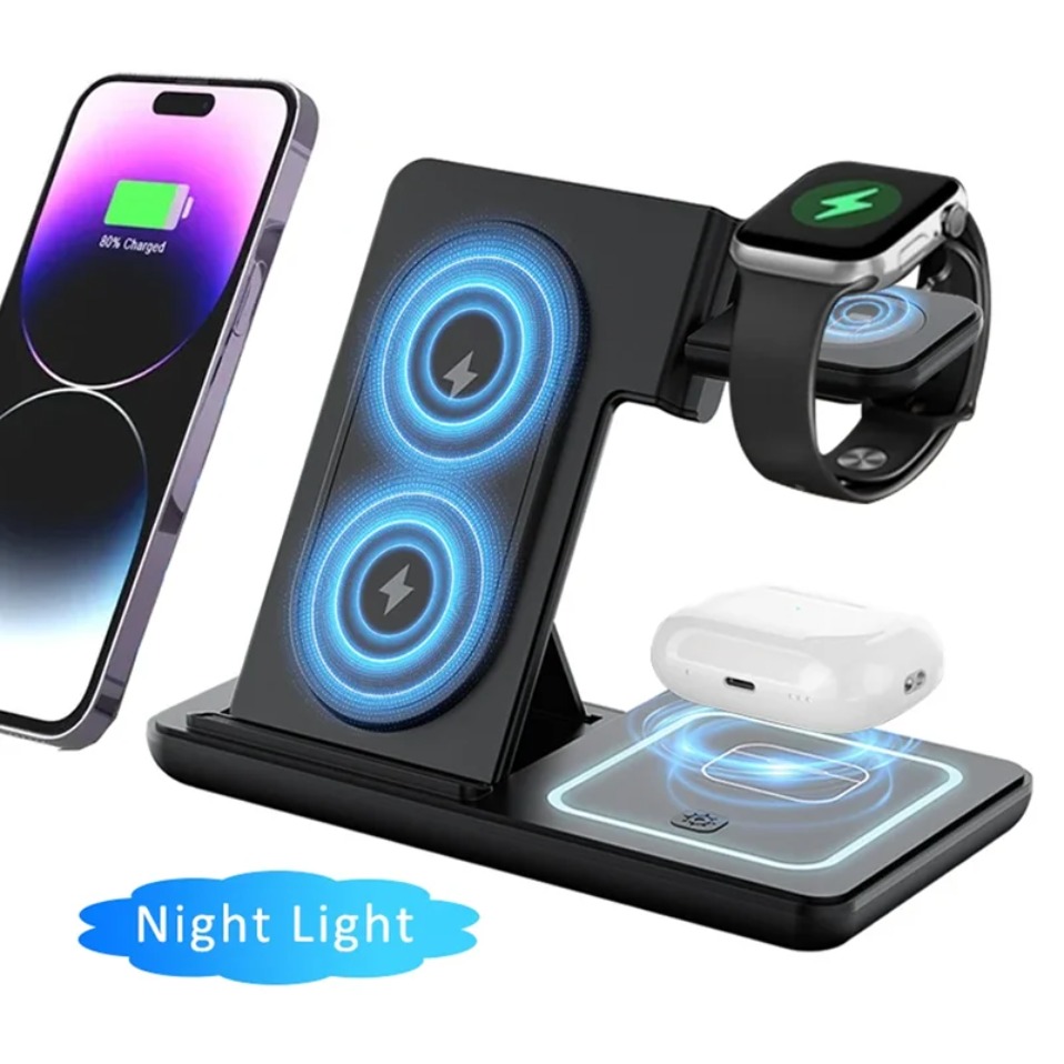 Night LED Light 3 In 1 Wireles - Wireless Charger Watch 리뷰 및 가격