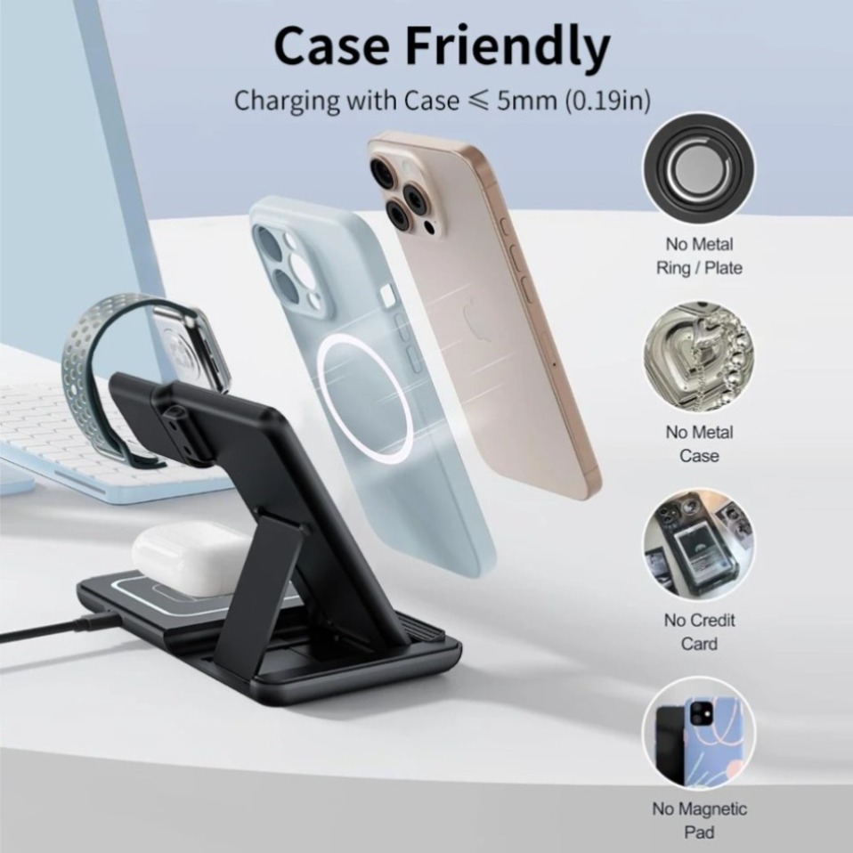 Night LED Light 3 In 1 Wireles - Wireless Charger Watch 리뷰 및 가격