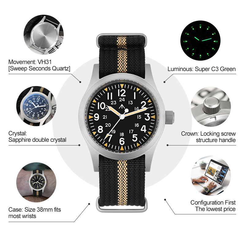 Militado ML05 Vintage Watch VH - Smartwatch Nexus 리뷰 및 가격
