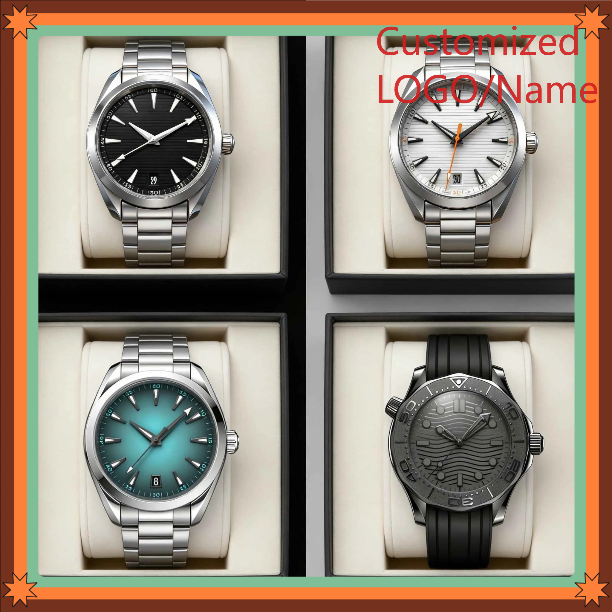 A989 Store 40mm Men's Automati - Accessories With Watch 리뷰 및 가격
