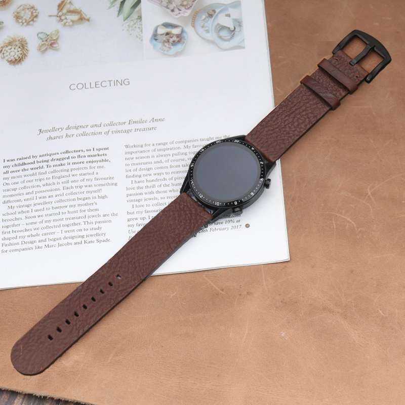 Italian Calfskinl 22mm Watch S - Smartwatch Accessories Shop 리뷰 및 가격