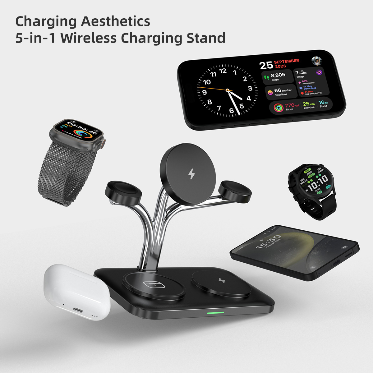 5 IN 1 Magnetic Wireless Charg - Wireless Charger Watch 리뷰 및 가격