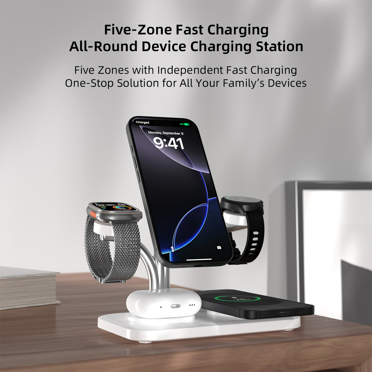 5 IN 1 Magnetic Wireless Charg - Wireless Charger Watch 리뷰 및 가격