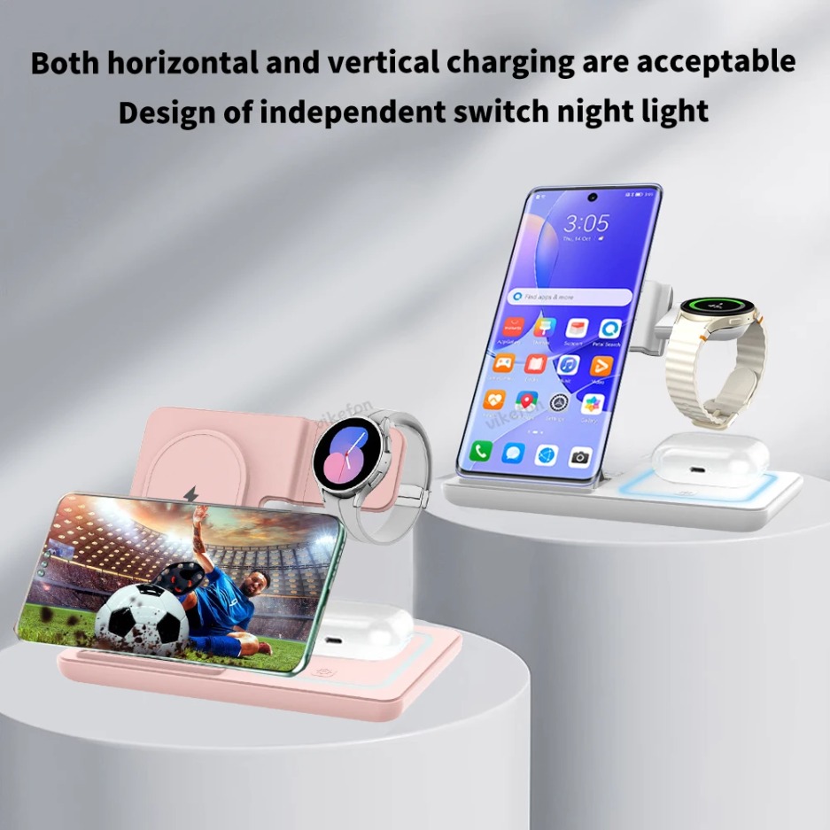 3 In 1 Foldable Wireless Charg - Wireless Charger Watch 리뷰 및 가격