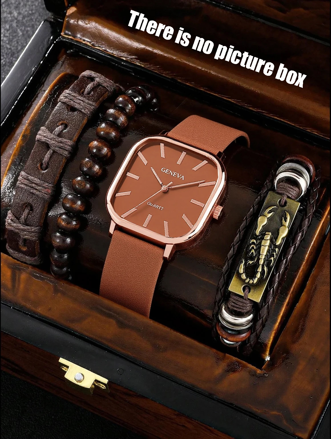 No gift box; men's leather str - Accessories With Watch 리뷰 및 가격