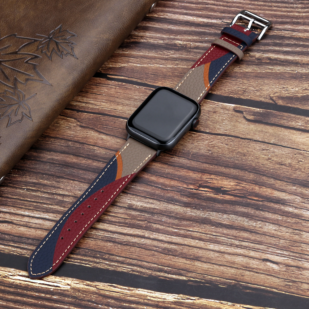 Genuine Leather Strap for Appl - Smartwatch Accessories Shop 리뷰 및 가격