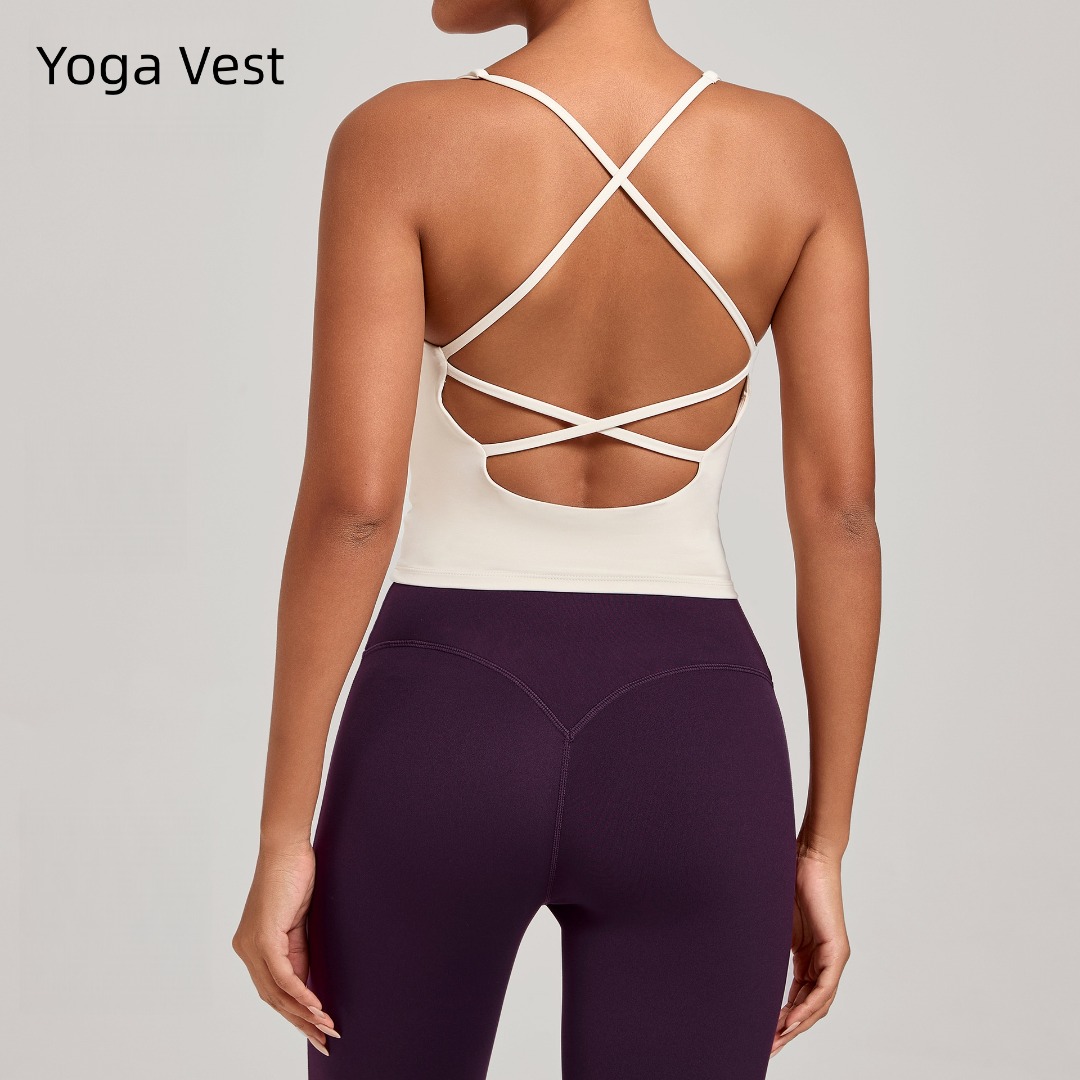 New Women's Yoga Vest Crossed  - Rugged Sport Strap 리뷰 및 가격